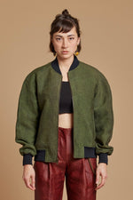Emerald Cobra + Rust Reversible Bomber