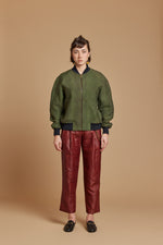 Emerald Cobra + Rust Reversible Bomber