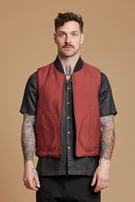 Scarlet + Cherry Reversible Vest