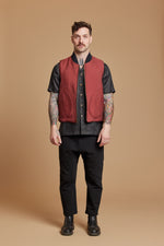 Scarlet + Cherry Reversible Vest