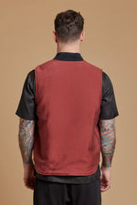 Scarlet + Cherry Reversible Vest