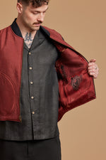 Scarlet + Cherry Reversible Vest