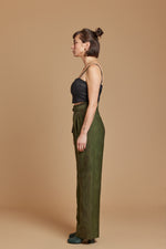 Emerald Cobra Belted Trouser