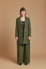 Emerald Cobra Belted Trouser