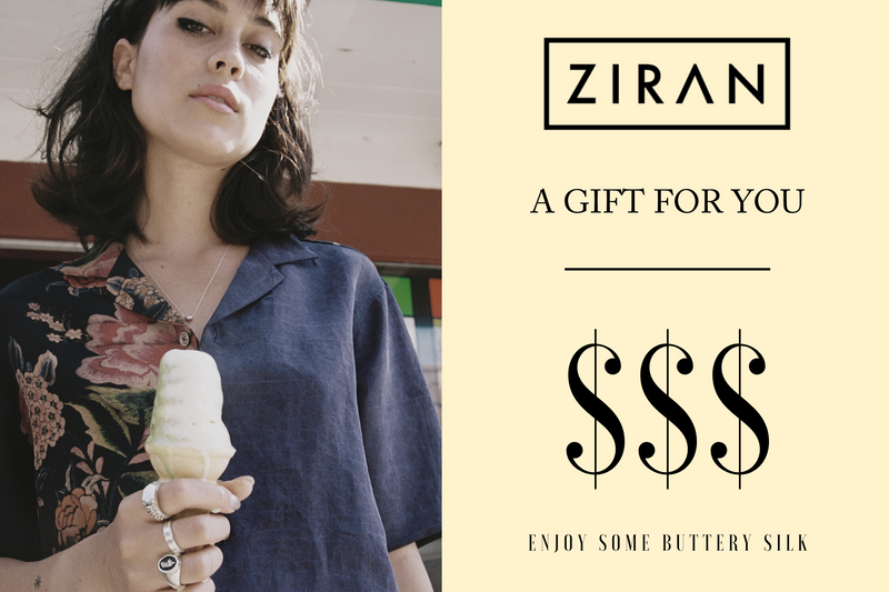 ZIRAN GIFT CARD