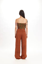 Terracotta Belted Trouser