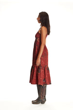 Scarlet Smocked Apron Dress