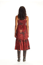 Scarlet Smocked Apron Dress