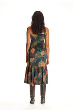 Black Dahlia Smocked Apron Dress