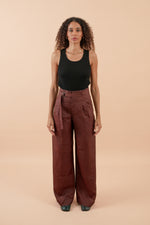 Rust Belted Trouser