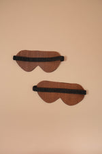 Black Raffia Reversible Eyemask