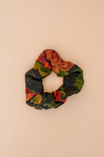 Midnight Peony Scrunchie