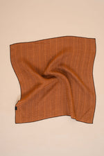 Black + Brown Raffia Bandana