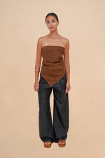 Black + Brown Butterfly Everything Scarf