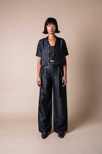 Obsidian Belted Trouser