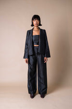 Obsidian Belted Trouser