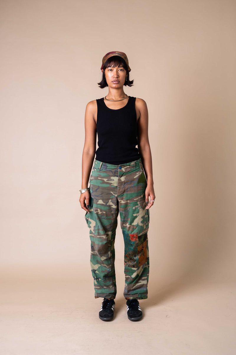 Patchwork Camo Pants