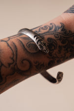 1920s Silver Fish + Snake Cuffs