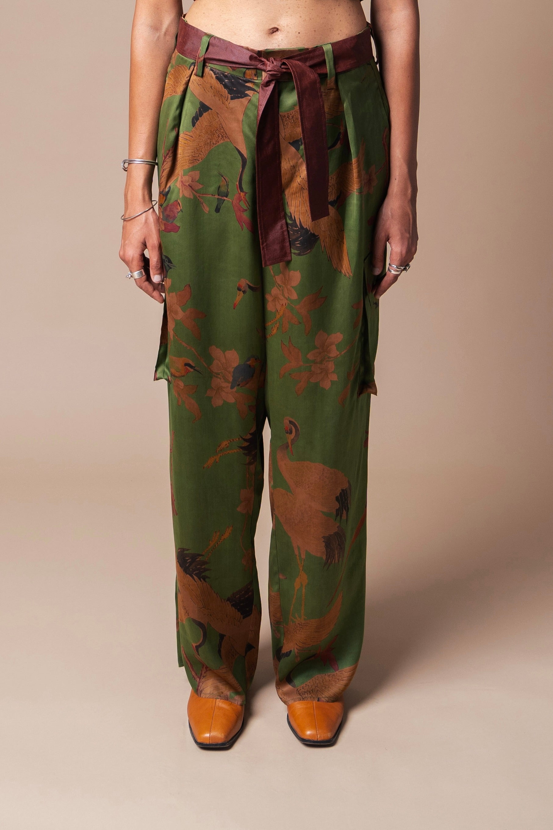Embroidery Patchwork Trousers エクリュ38 2025年最新】embroidery patchwork trousersの人気アイテム