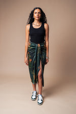 Jade Dahlia Midi Skirt