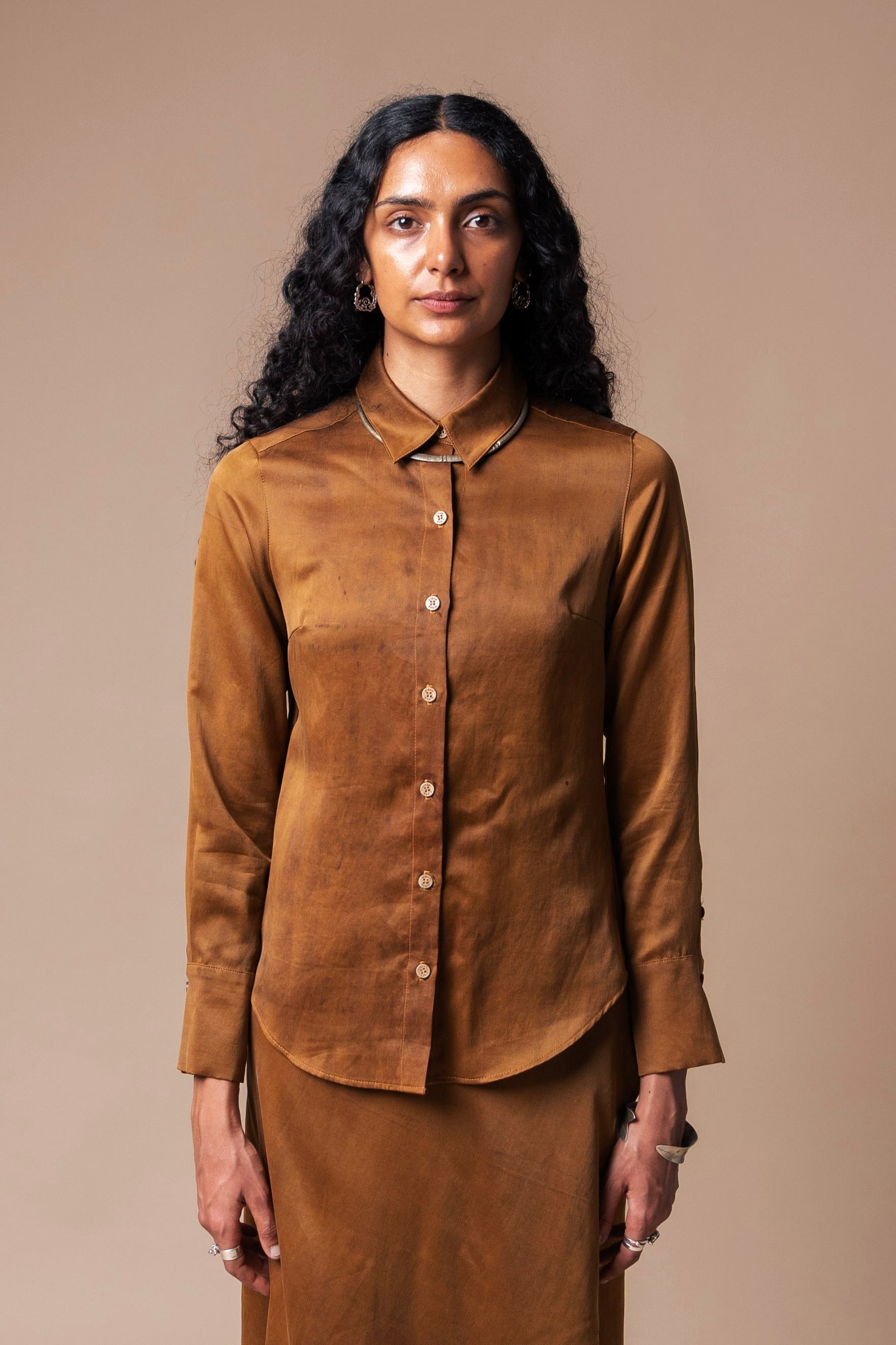 ●FLARE UP● Sheer Jovian Wrap Skirt FL240Brown FL-240_Brown Sun Floor-length Wrap Skirt – Ziran