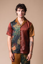 Patchwork Camp Collar Shirt