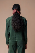 Green Organic Hemp/Cotton Chore Jacket