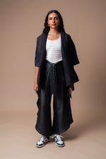 1920s Heavy Indigo Wrap Jacket