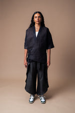 1920s Heavy Indigo Wrap Jacket