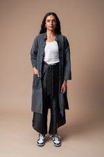 1920s Hand Sewn Indigo Coat
