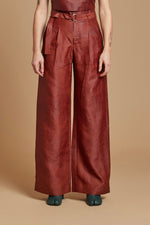 Rust Belted Trouser