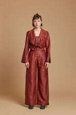 Rust Belted Trouser