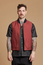 Scarlet + Cherry Reversible Vest