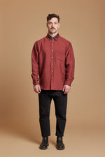 Cherry Long Sleeve Button Up