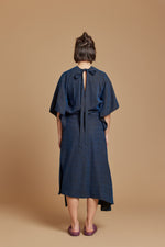 Indigo Cobra Forest Dragon Dress