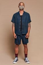 Blue Snake Lounge Short
