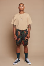 Tan Organic Hemp/Cotton Waffle T-Shirt