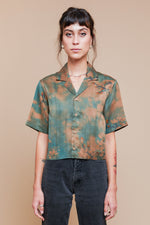 Clouds Cropped Camp Collar Shirt